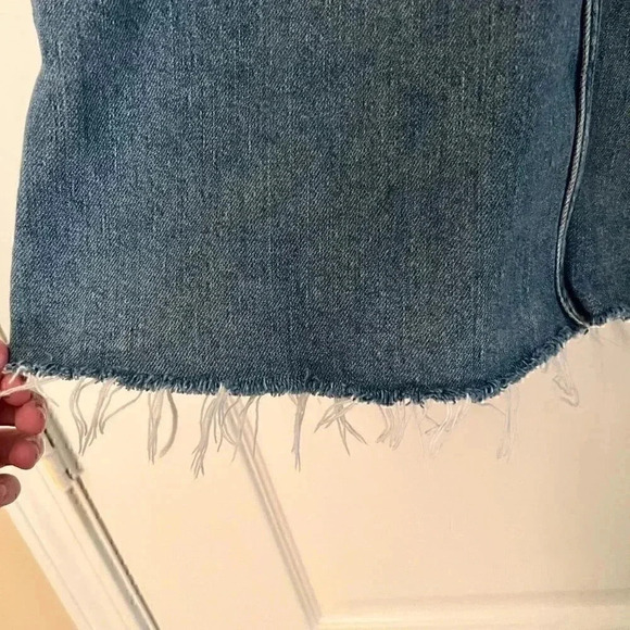 Free People Cosmico Jean Skirt size 27 - Picture 8 of 8